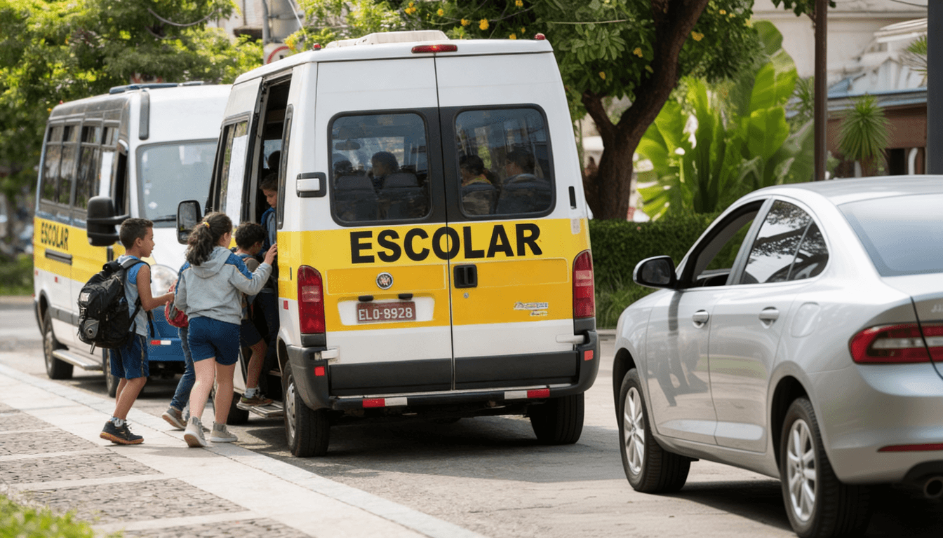 Volta às Aulas: Trânsito Interno e Peruas Escolares no Condomínio